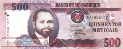 Mozambique - 500  Meticais (#147_UNC)