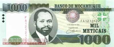 Mozambique - 1.000  Meticais (#148_UNC)