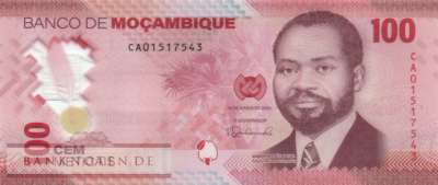 Mozambique - 100  Meticais (#157a_UNC)