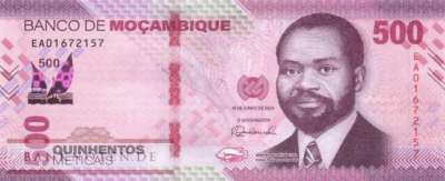 Mozambique - 500  Meticais (#159a_UNC)