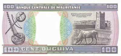 Mauretanien - 100  Ouguiya (#004f_UNC)