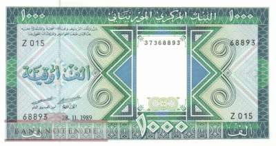 Mauritania - 1.000  Ouguiya (#007_A_UNC)