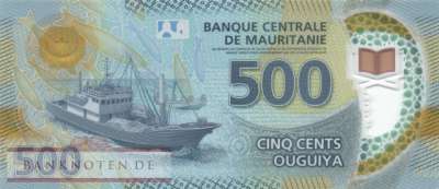 Mauritania - 500  Ouguiya (#025b_UNC)