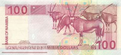 Namibia - 100  Namibia Dollars (#009_A_UNC)