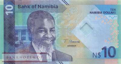 Namibia - 10 Namibia Dollars (#020a_UNC)