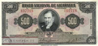 Nicaragua - 500  Cordobas (#098a_UNC)