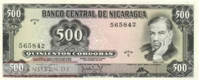 Nicaragua - 500  Cordobas (#127_UNC)