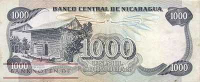 Nicaragua - 1.000  Cordobas (#145b_VF)