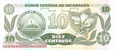 Nicaragua - 10 Centavos (#169a-U1_UNC)