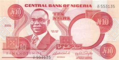 Nigeria - 10  Naira (#025i-1_UNC)