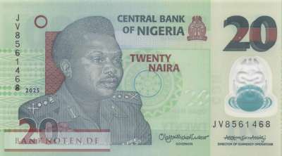Nigeria - 20 Naira (#034w_UNC)