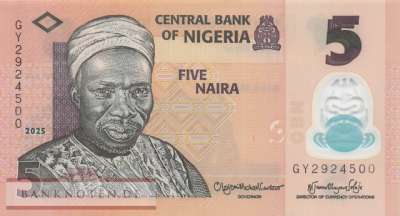 Nigeria - 5 Naira (#038p_UNC)