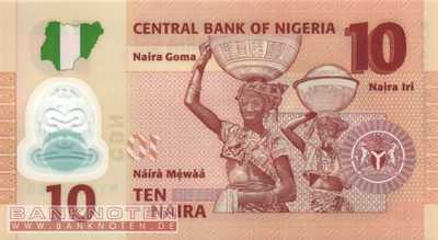 Nigeria - 10  Naira (#039a-U14_UNC)