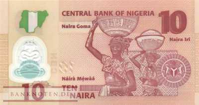 Nigeria - 10  Naira (#039i-U2_UNC)