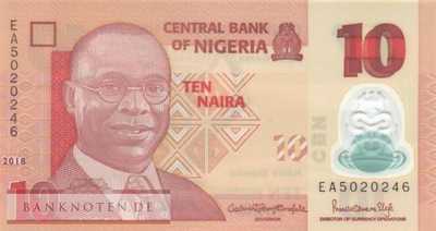 Nigeria - 10  Naira (#039i-U2_UNC)