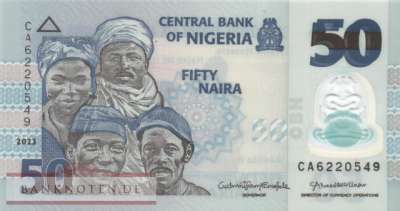Nigeria - 50  Naira (#040m_UNC)