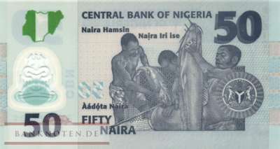 Nigeria - 50  Naira (#040n_UNC)