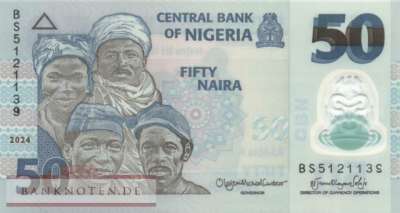 Nigeria - 50  Naira (#040n_UNC)