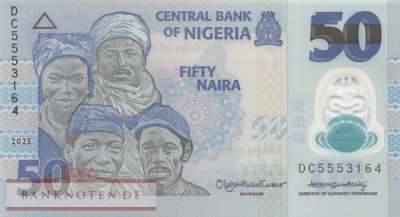 Nigeria - 50 Naira (#040o_UNC)
