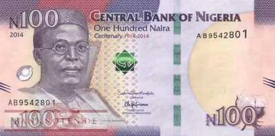 Nigeria - 100  Naira (#041a-1_UNC)