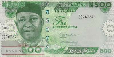 Nigeria - 500 Naira (#048-25-2_UNC)