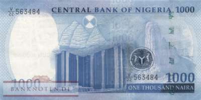 Nigeria - 1.000  Naira (#049d_UNC)