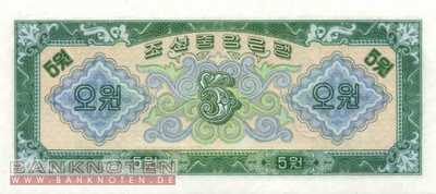 Korea North - 5  Won (#014_UNC)