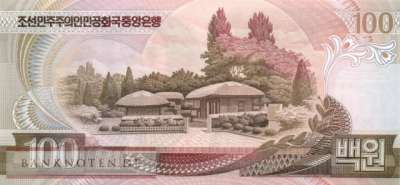 Nordkorea - 100  Won (#043-4_UNC)