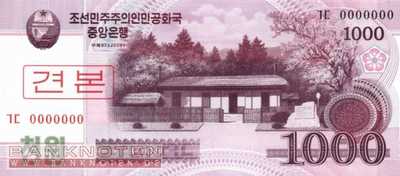 Korea North - 1.000  Won - SPECIMEN (#064-1S_UNC)
