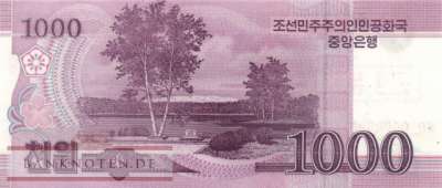 Korea North - 1.000  Won - SPECIMEN (#064-2S_UNC)