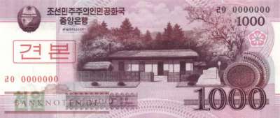 Nordkorea - 1.000  Won - SPECIMEN (#064-2S_UNC)