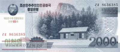 Nordkorea - 2.000  Won - 100 Jahre Kim Il Sung (#CS16-1_UNC)