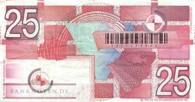 Niederlande - 25  Gulden (#100_VF)