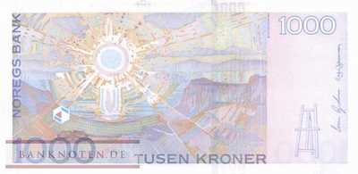 Norwegen - 1.000  Kroner (#052a_UNC)