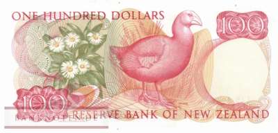 New Zealand - 100  Dollars (#175b_XF)