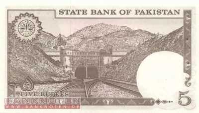Pakistan - 5  Rupees (#028-U11_UNC)