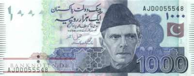 Pakistan - 1.000  Rupees (#050s_UNC)