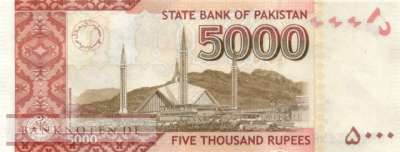 Pakistan - 5.000  Rupees (#051q_UNC)