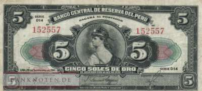 Peru - 5  Soles (#066Aa-41_F)