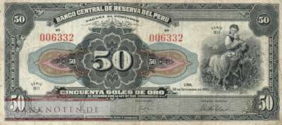 Peru - 50  Soles de Oro (#068Aa-50_F)