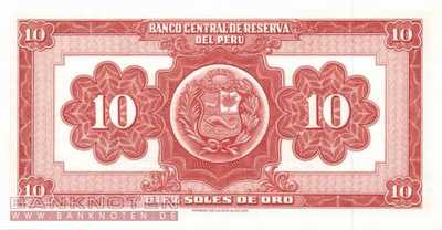 Peru - 10  Soles de Oro (#084a-68_UNC)