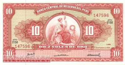 Peru - 10  Soles de Oro (#084a-68_UNC)