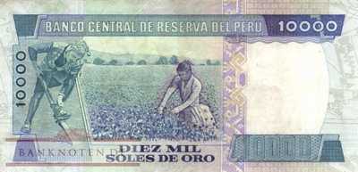 Peru - 10.000  Soles de Oro (#120-81_VF)