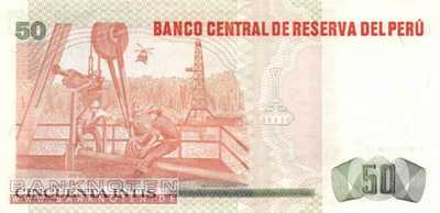 Peru - 50  Intis (#131a_XF)