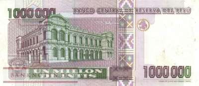 Peru - 1 Million Intis (#148_VF)