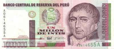 Peru - 1 Million Intis (#148_VF)