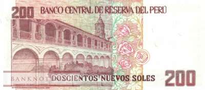 Peru - 200  Nuevos Soles (#162_UNC)