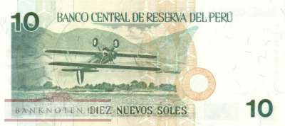 Peru - 10  Nuevos Soles (#166-98_UNC)