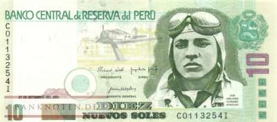 Peru - 10  Nuevos Soles (#175_UNC)