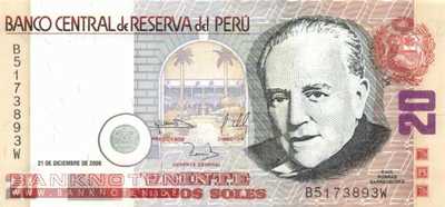 Peru - 20  Nuevos Soles (#176c_UNC)